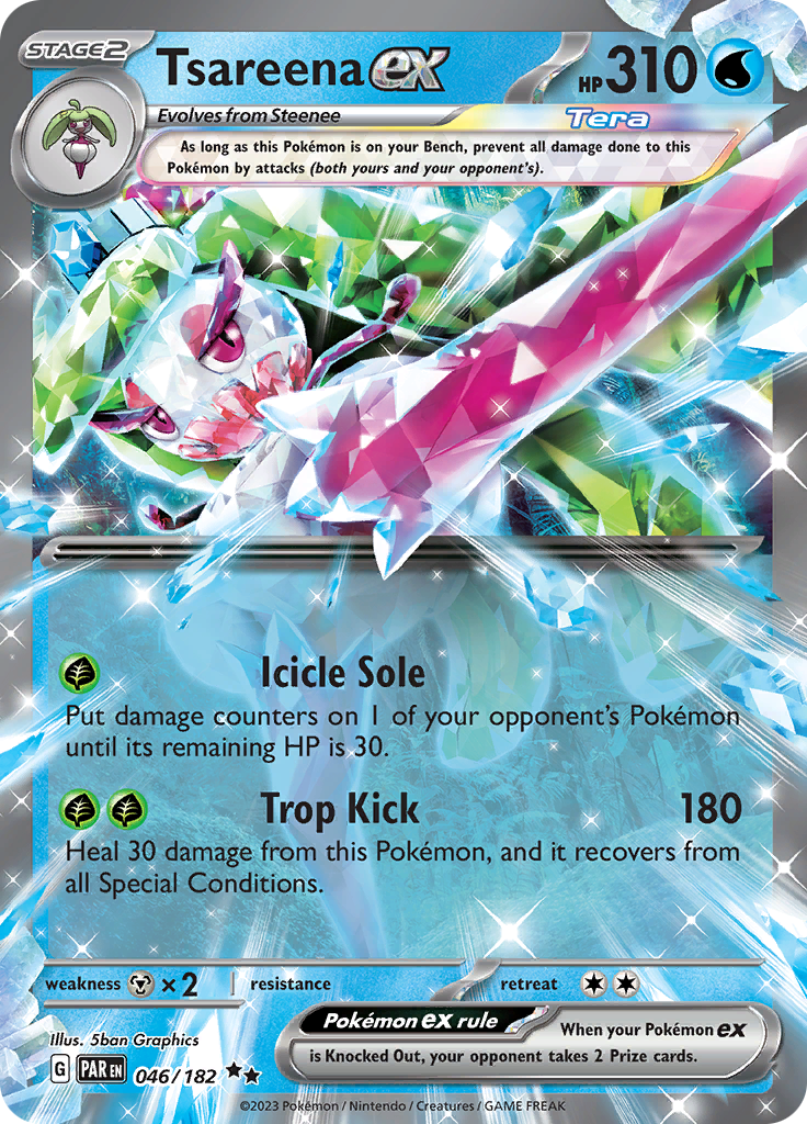 Tsareena ex (046/182) [Scarlet & Violet: Paradox Rift] | Fandemonia Ltd