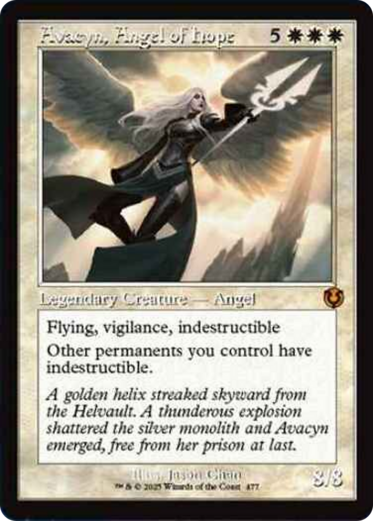 Avacyn, Angel of Hope (Retro Frame) [Innistrad Remastered] | Fandemonia Ltd