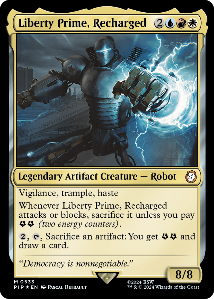 Liberty Prime, Recharged (Surge Foil) [Fallout] | Fandemonia Ltd