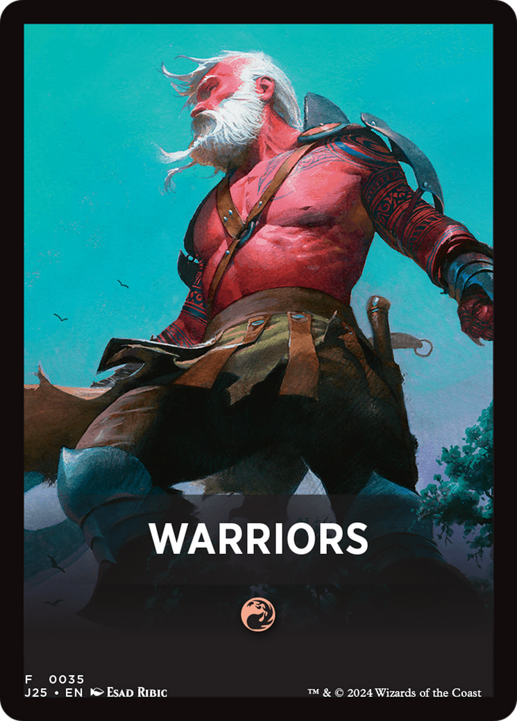 Warriors Theme Card [Foundations Jumpstart Front Cards] | Fandemonia Ltd