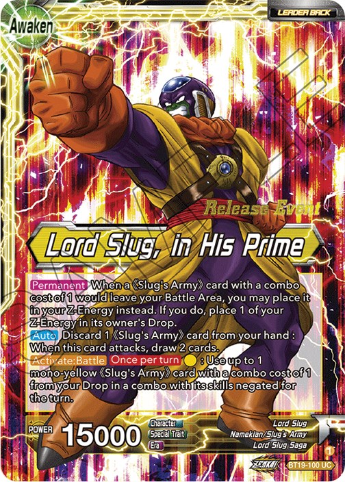 Lord Slug // Lord Slug, in His Prime (Fighter's Ambition Holiday Pack) (BT19-100) [Tournament Promotion Cards] | Fandemonia Ltd