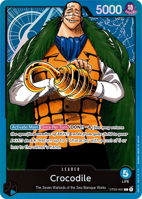 Crocodile (001) [Starter Deck: The Seven Warlords of The Sea] | Fandemonia Ltd