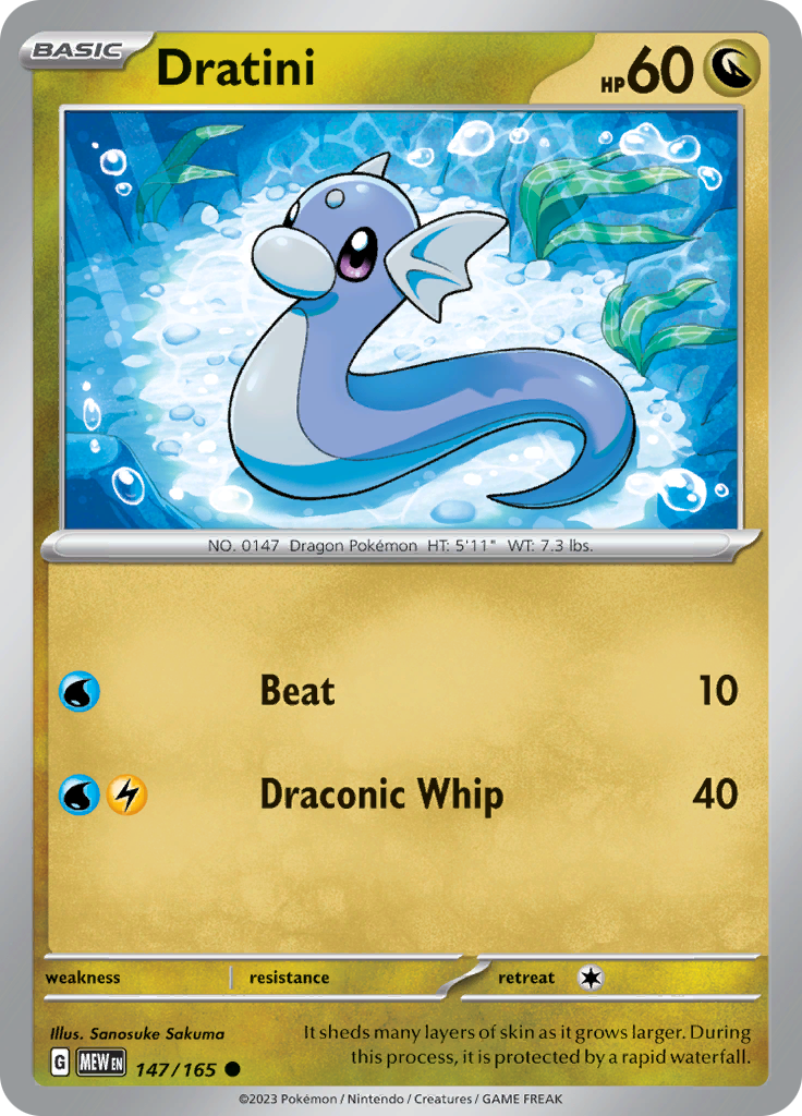 Dratini (147/165) [Scarlet & Violet 151] | Fandemonia Ltd