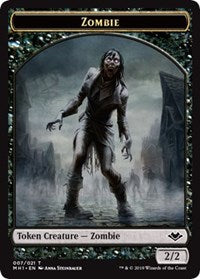 Zombie (007) // Elephant (012) Double-Sided Token [Modern Horizons Tokens] | Fandemonia Ltd