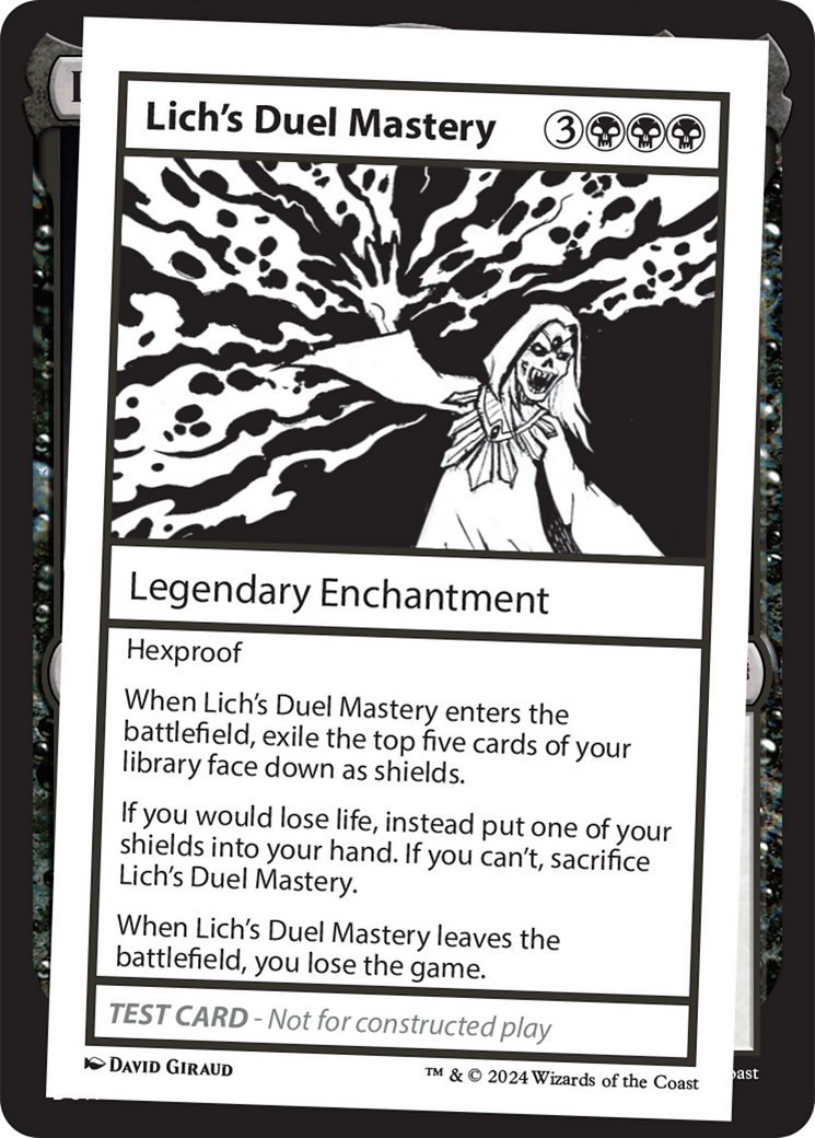 Lich's Duel Mastery [Mystery Booster 2 Playtest Cards] | Fandemonia Ltd