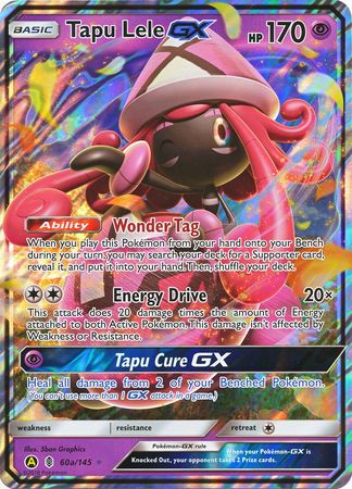 Tapu Lele GX (60a/145) (Alternate card) (Jumbo Card) [Sun & Moon: Guardians Rising] | Fandemonia Ltd