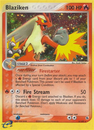 Blaziken (3/109) [EX: Ruby & Sapphire] | Fandemonia Ltd