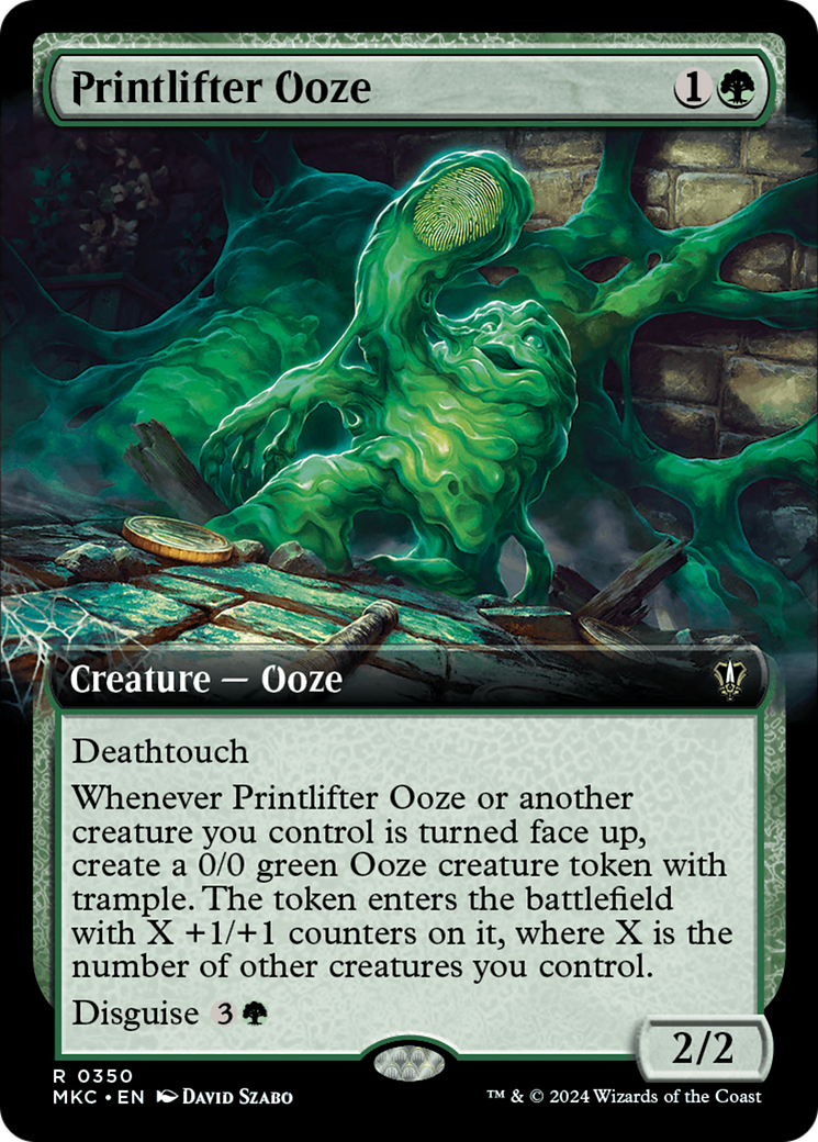 Printlifter Ooze (Extended Art) [Murders at Karlov Manor Commander] | Fandemonia Ltd