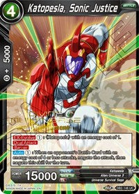 Katopesla, Sonic Justice (Divine Multiverse Draft Tournament) (DB2-148) [Tournament Promotion Cards] | Fandemonia Ltd