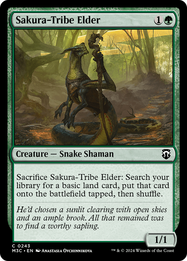 Sakura-Tribe Elder (Ripple Foil) [Modern Horizons 3 Commander] | Fandemonia Ltd