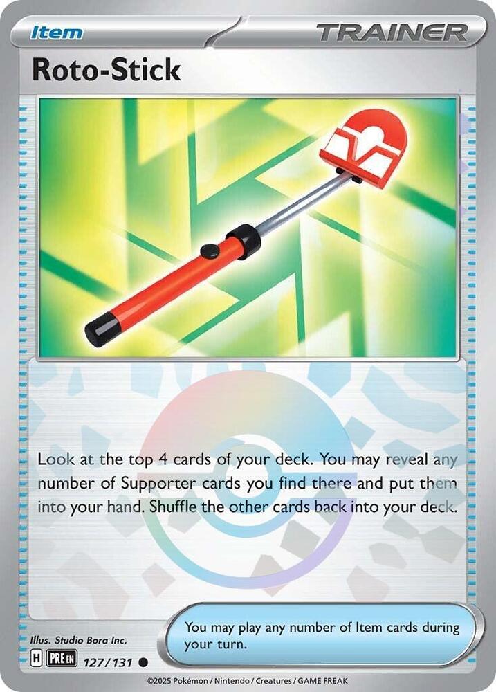 Roto-Stick (127/131) (Poke Ball Pattern) [Scarlet & Violet: Prismatic Evolutions] | Fandemonia Ltd