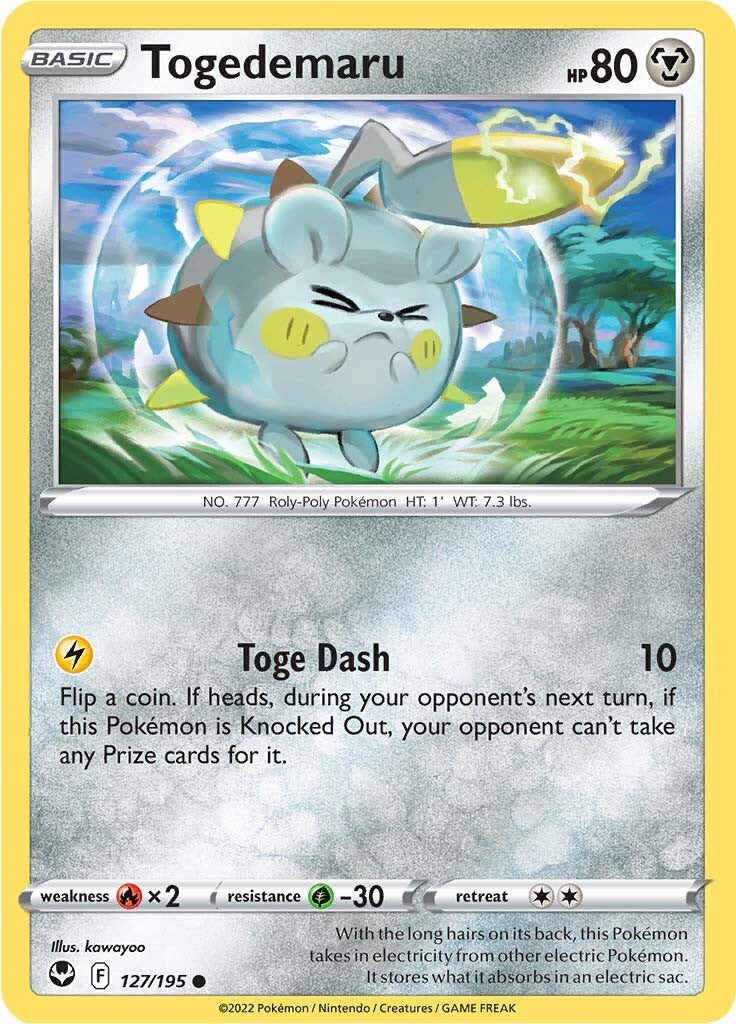 Togedemaru (127/195) [Sword & Shield: Silver Tempest] | Fandemonia Ltd