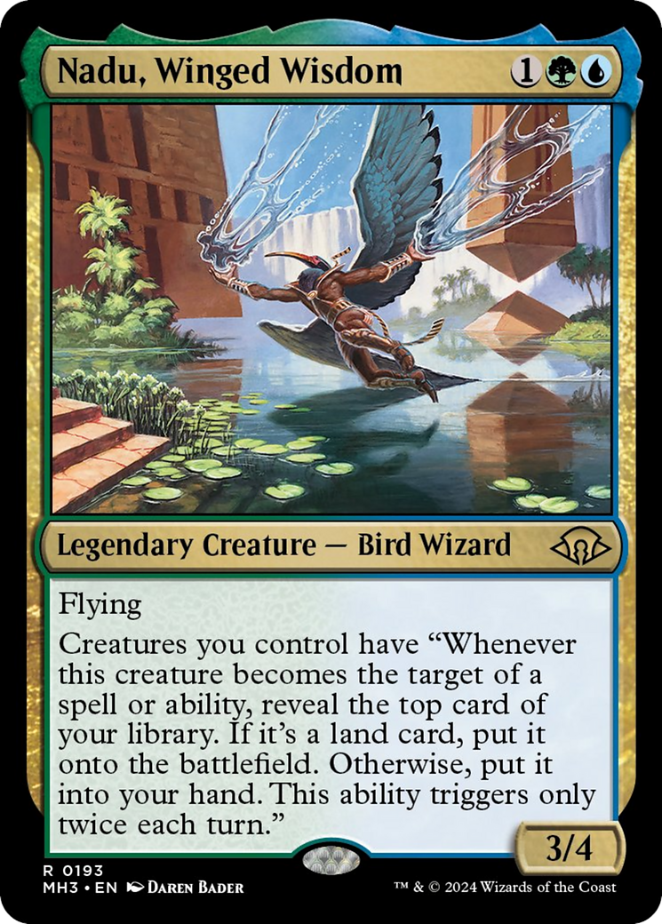 Nadu, Winged Wisdom [Modern Horizons 3] | Fandemonia Ltd