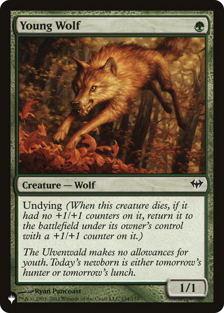 Young Wolf [The List Reprints] | Fandemonia Ltd