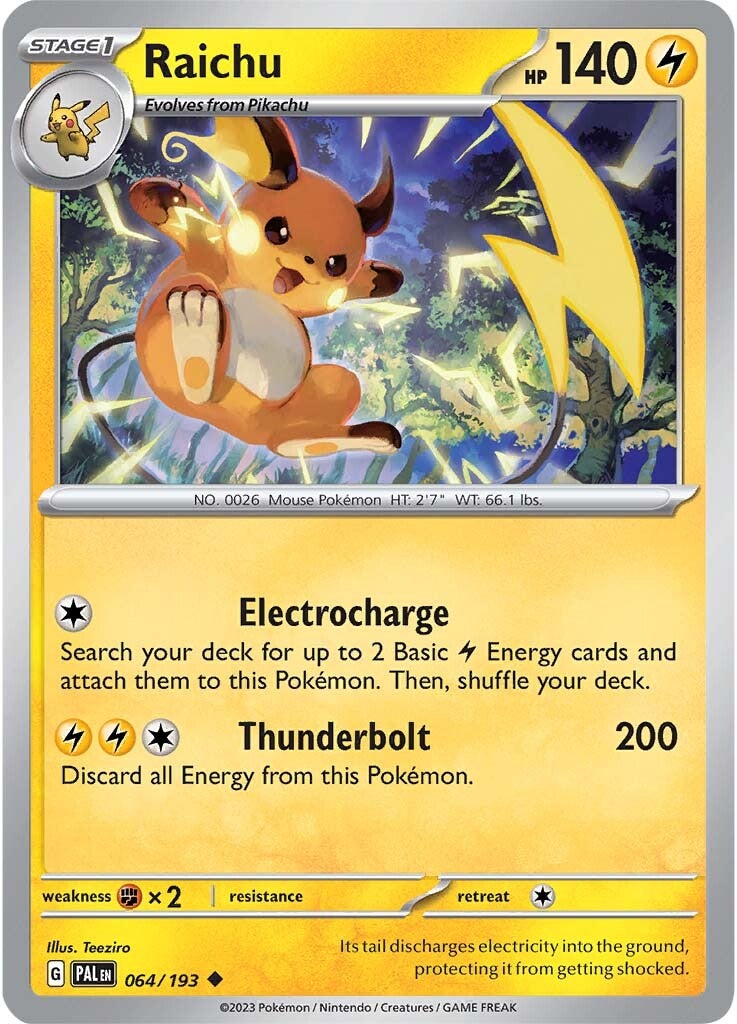 Raichu (064/193) [Scarlet & Violet: Paldea Evolved] | Fandemonia Ltd