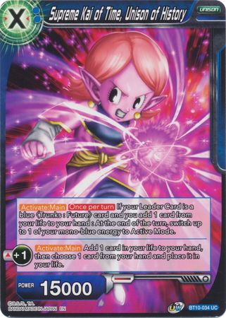 Supreme Kai of Time, Unison of History (BT10-034) [Rise of the Unison Warrior 2nd Edition] | Fandemonia Ltd