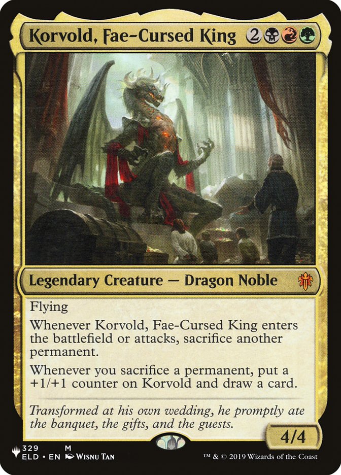 Korvold, Fae-Cursed King [The List] | Fandemonia Ltd