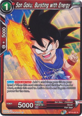 Son Goku, Bursting with Energy (BT10-007) [Rise of the Unison Warrior 2nd Edition] | Fandemonia Ltd