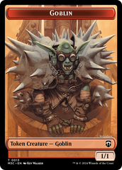 Tarmogoyf // Goblin Double-Sided Token [Modern Horizons 3 Commander Tokens] | Fandemonia Ltd