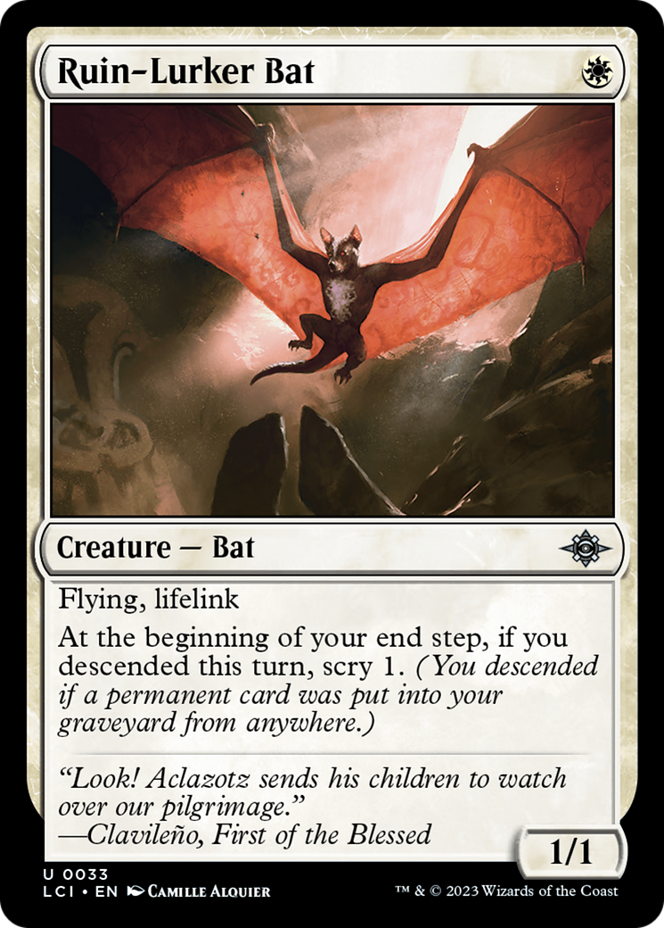 Ruin-Lurker Bat [The Lost Caverns of Ixalan] | Fandemonia Ltd