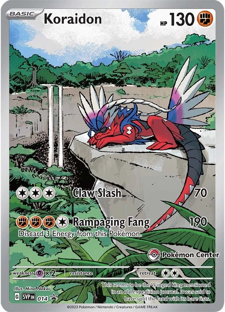 Koraidon (124/198) (Pokemon Center Exclusive) [Scarlet & Violet: Black Star Promos] | Fandemonia Ltd