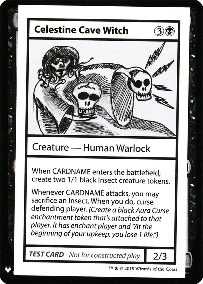 Celestine Cave Witch [Mystery Booster Playtest Cards] | Fandemonia Ltd