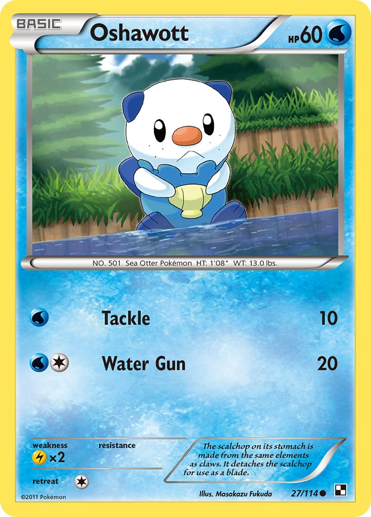 Oshawott (27/114) [Alternate Art Promos] | Fandemonia Ltd