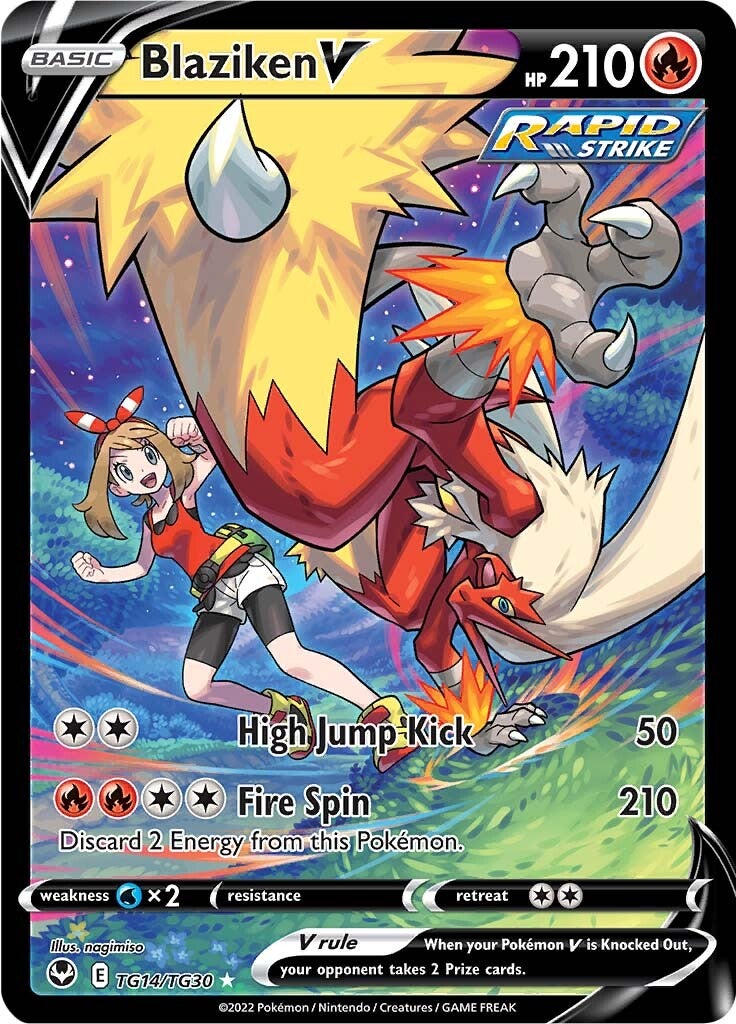 Blaziken V (TG14/TG30) [Sword & Shield: Silver Tempest] | Fandemonia Ltd