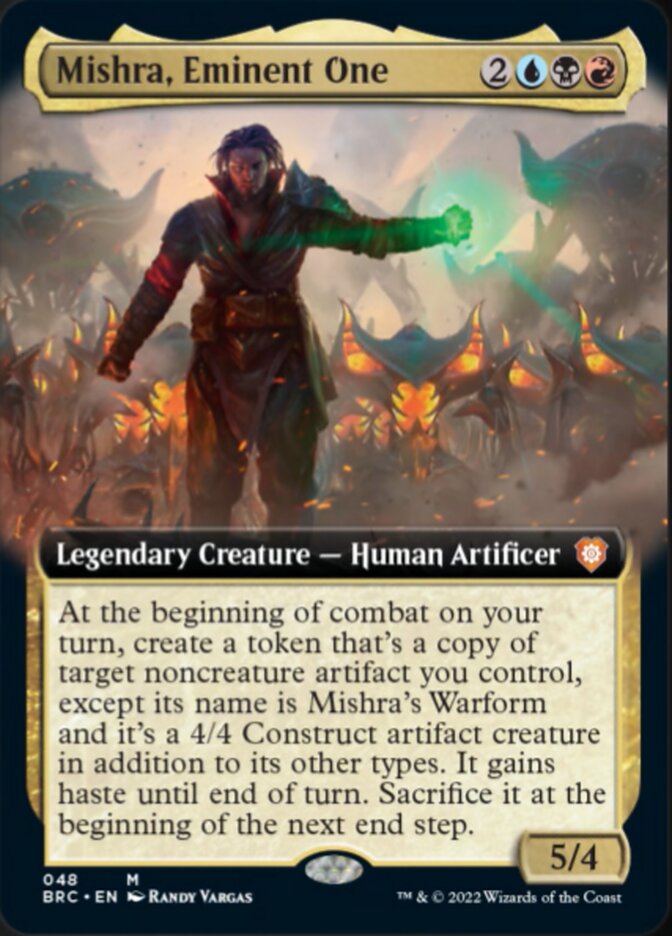 Mishra, Eminent One (Extended Art) [The Brothers' War Commander] | Fandemonia Ltd