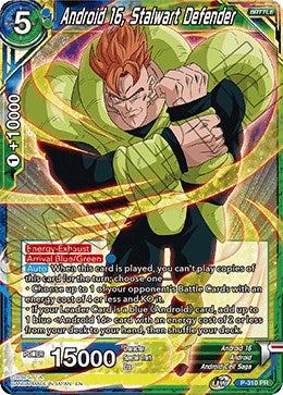 Android 16, Stalwart Defender (P-310) [Tournament Promotion Cards] | Fandemonia Ltd