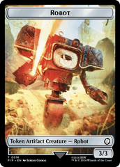 Robot // Junk Double-Sided Token [Fallout Tokens] | Fandemonia Ltd