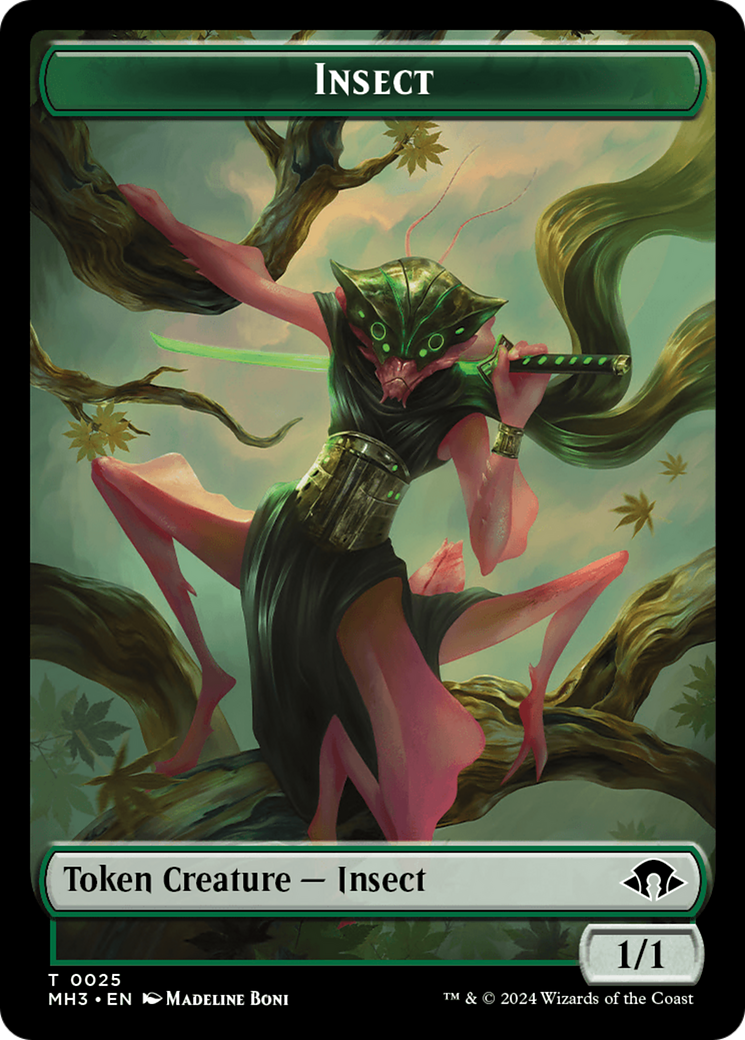 Insect Token (0025) [Modern Horizons 3 Tokens] | Fandemonia Ltd