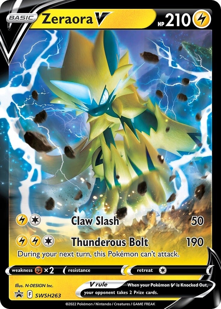 Zeraora V (SWSH263) [Sword & Shield: Black Star Promos] | Fandemonia Ltd