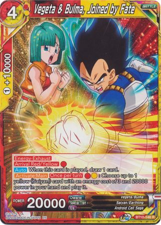 Vegeta & Bulma, Joined by Fate (BT10-146) [Rise of the Unison Warrior 2nd Edition] | Fandemonia Ltd