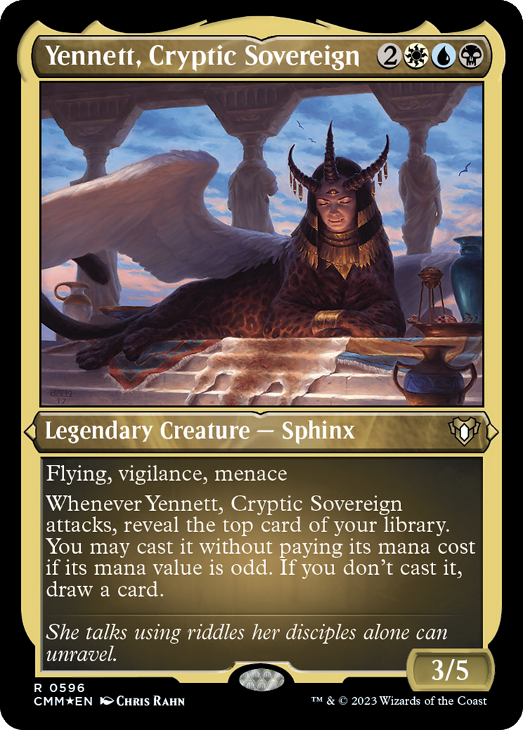 Yennett, Cryptic Sovereign (Foil Etched) [Commander Masters] | Fandemonia Ltd