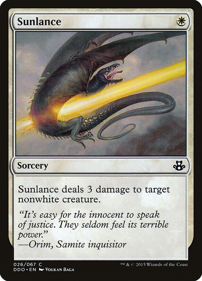 Sunlance [Duel Decks: Elspeth vs. Kiora] | Fandemonia Ltd