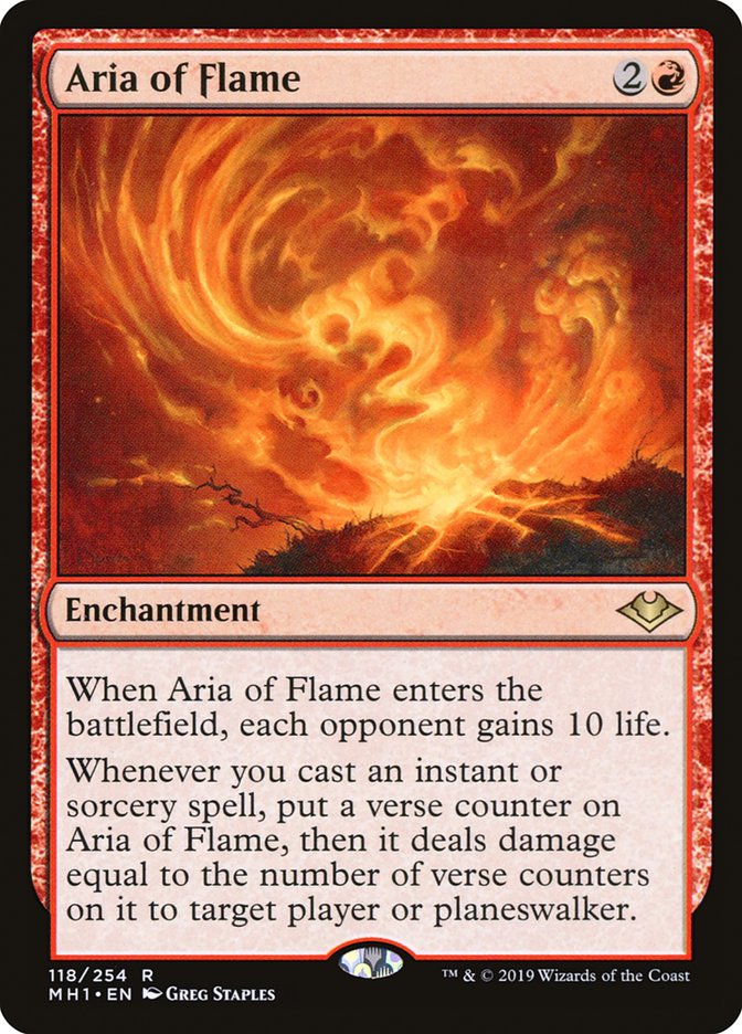 Aria of Flame [Modern Horizons] | Fandemonia Ltd