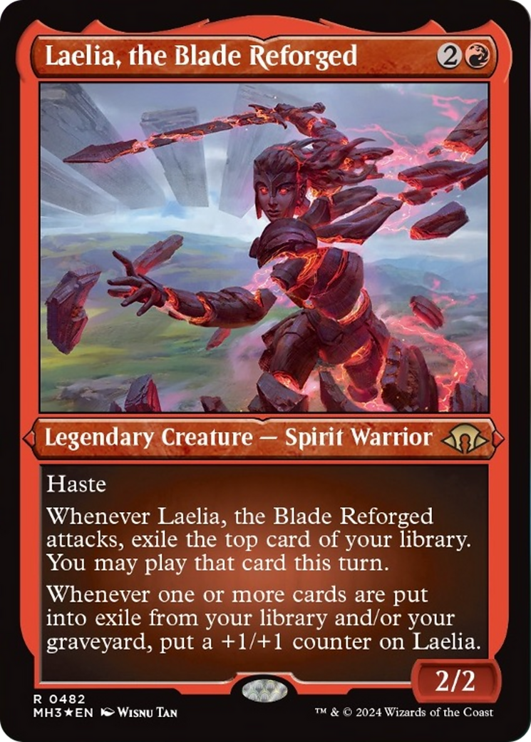 Laelia, the Blade Reforged (Foil Etched) [Modern Horizons 3] | Fandemonia Ltd