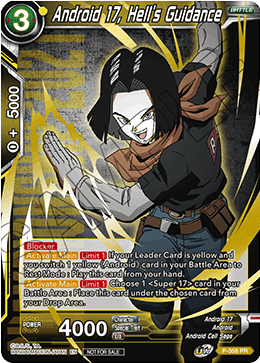 Android 17, Hell's Guidance (Gold Stamped) (P-358) [Tournament Promotion Cards] | Fandemonia Ltd