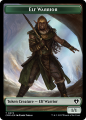 Elf Warrior // Cleric Double-Sided Token [Commander Masters Tokens] | Fandemonia Ltd