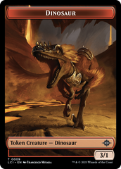 Gnome // Dinosaur (0009) Double-Sided Token [The Lost Caverns of Ixalan Tokens] | Fandemonia Ltd