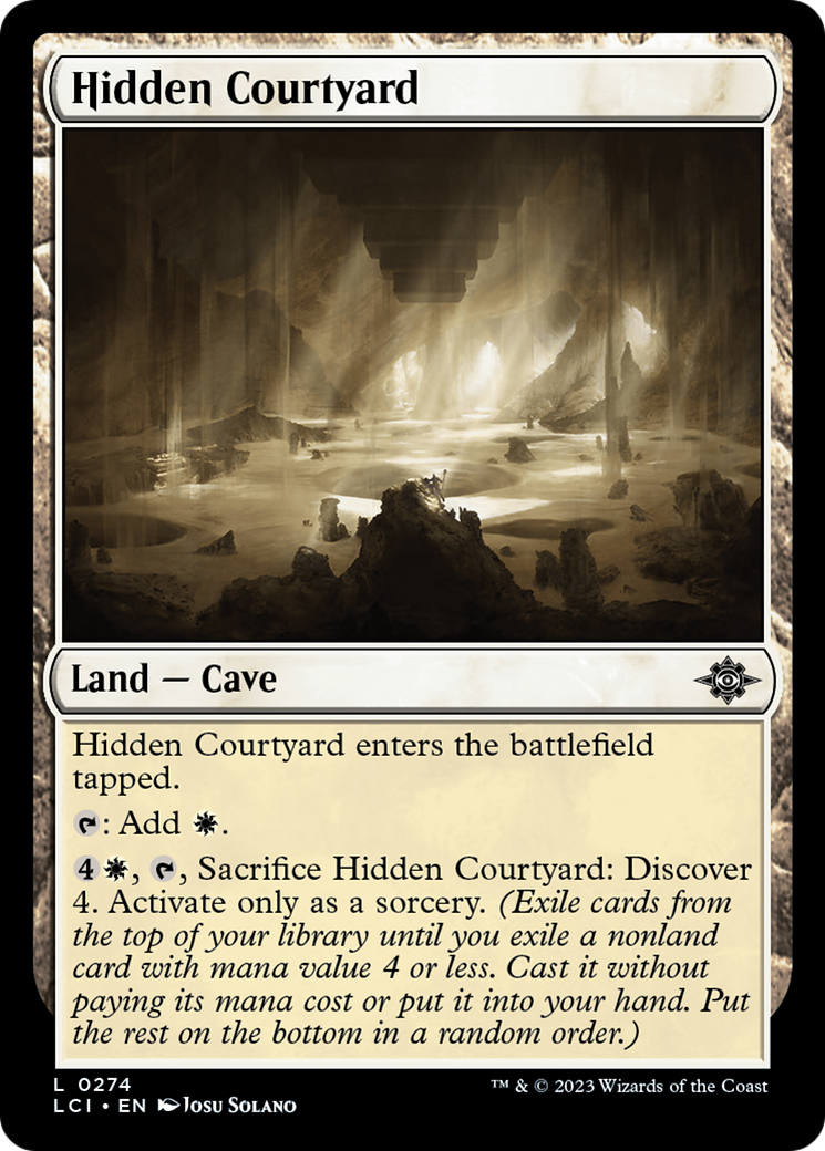 Hidden Courtyard [The Lost Caverns of Ixalan] | Fandemonia Ltd