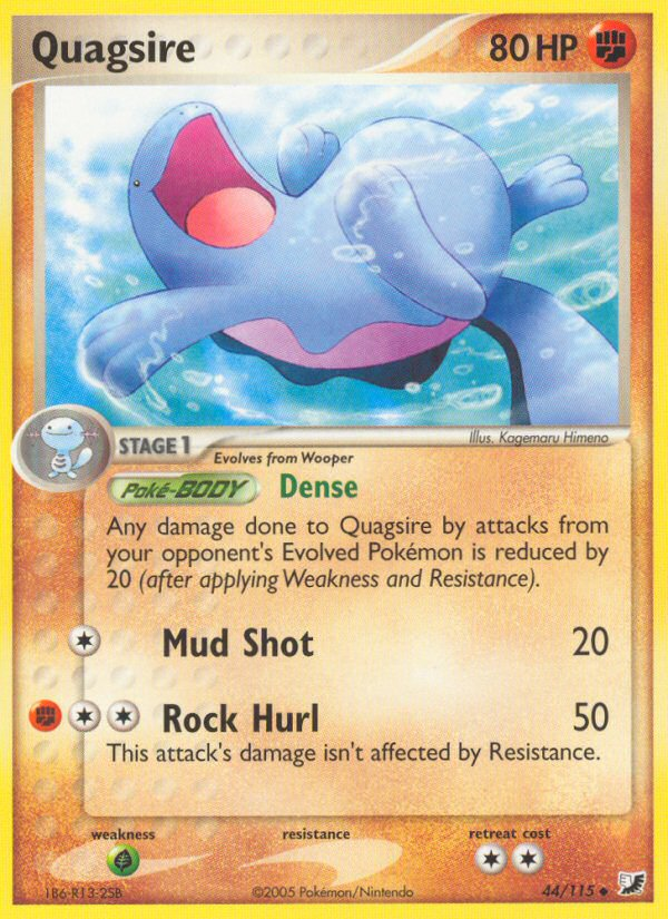 Quagsire (44/115) [EX: Unseen Forces] | Fandemonia Ltd