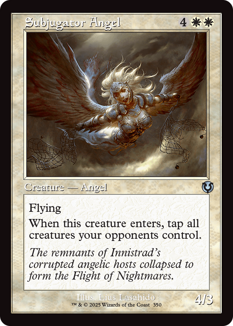 Subjugator Angel (Retro Frame) [Innistrad Remastered] | Fandemonia Ltd