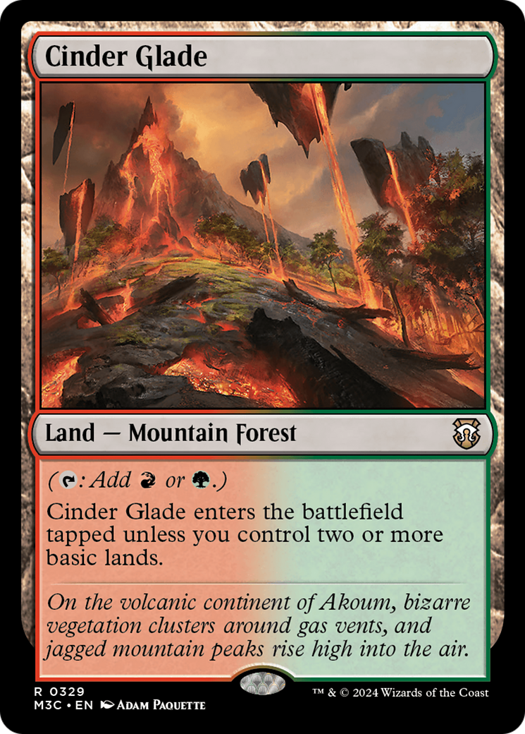 Cinder Glade [Modern Horizons 3 Commander] | Fandemonia Ltd