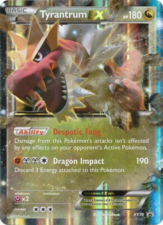 Tyrantrum EX (XY70) (Jumbo Card) [XY: Black Star Promos] | Fandemonia Ltd