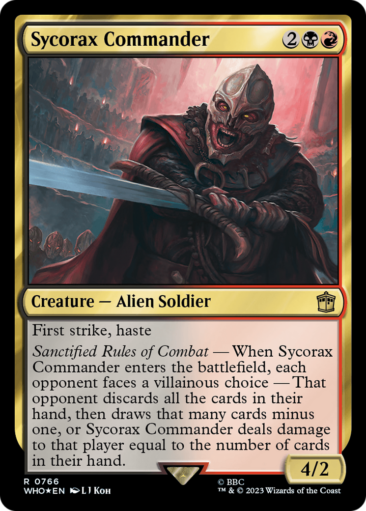 Sycorax Commander (Surge Foil) [Doctor Who] | Fandemonia Ltd