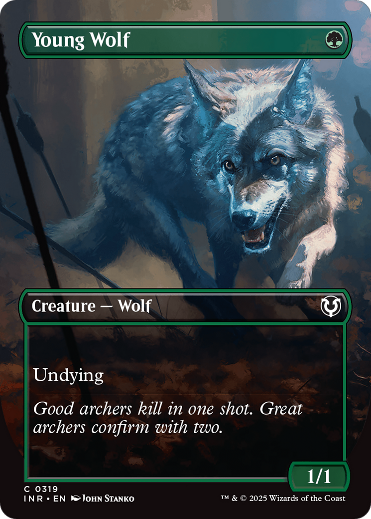 Young Wolf (Borderless) [Innistrad Remastered] | Fandemonia Ltd