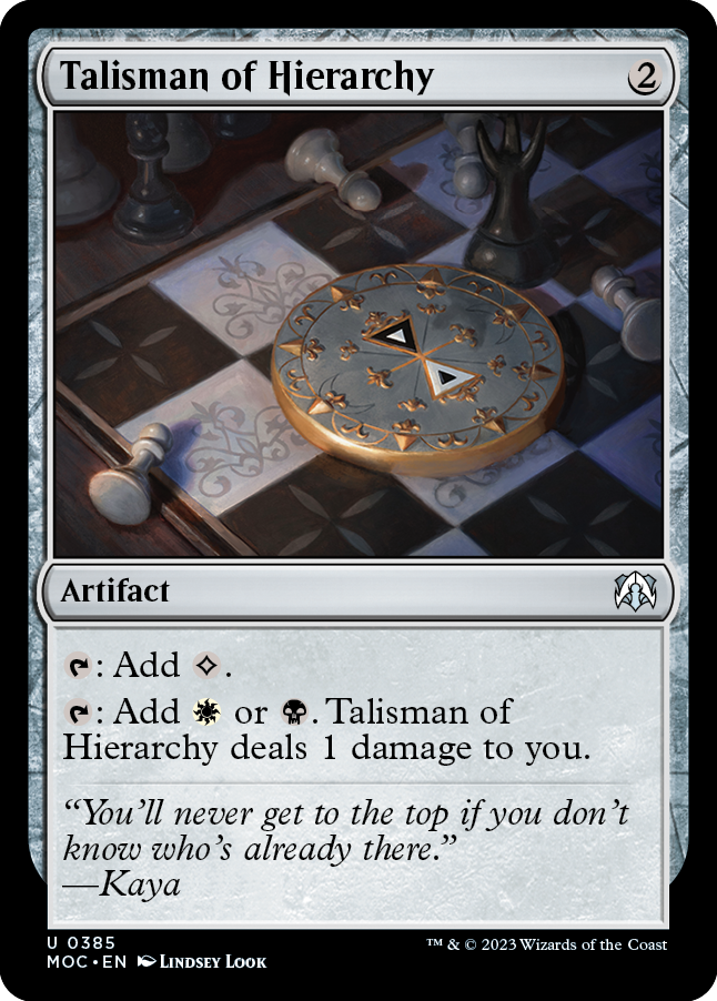 Talisman of Hierarchy [March of the Machine Commander] | Fandemonia Ltd