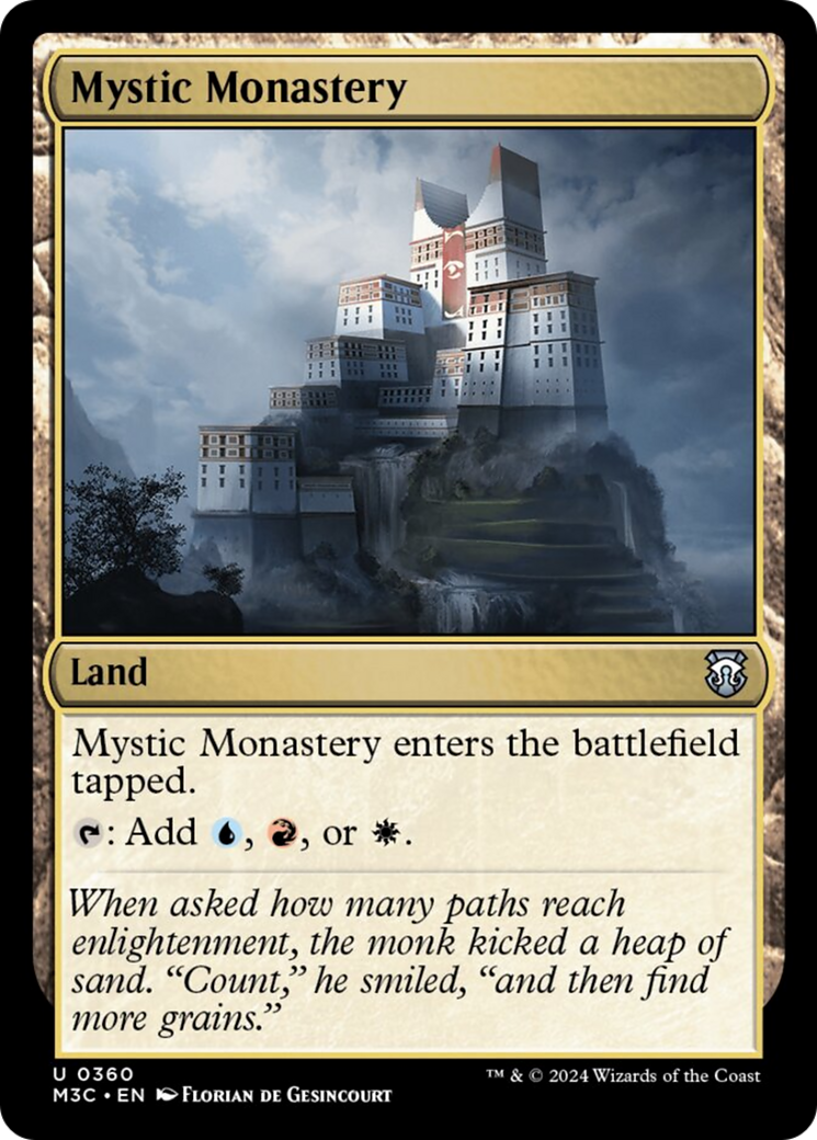 Mystic Monastery (Ripple Foil) [Modern Horizons 3 Commander] | Fandemonia Ltd